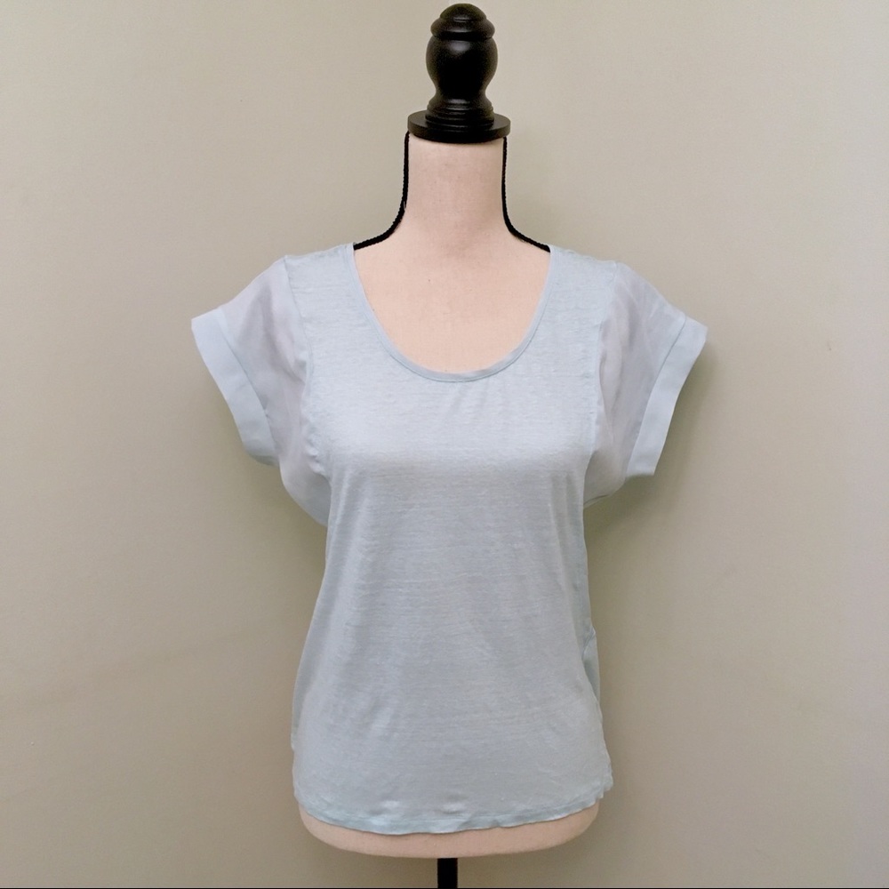 The Limited · Linen Short Sleeve Top Sz S